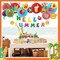 Summer Party Decorations – “Hello Summer” Banner Set with Hawaiian Watermelon, Flamingo, and Hanging Paper Fans for Pool, Birthday, Beach, Home, or Office Parties